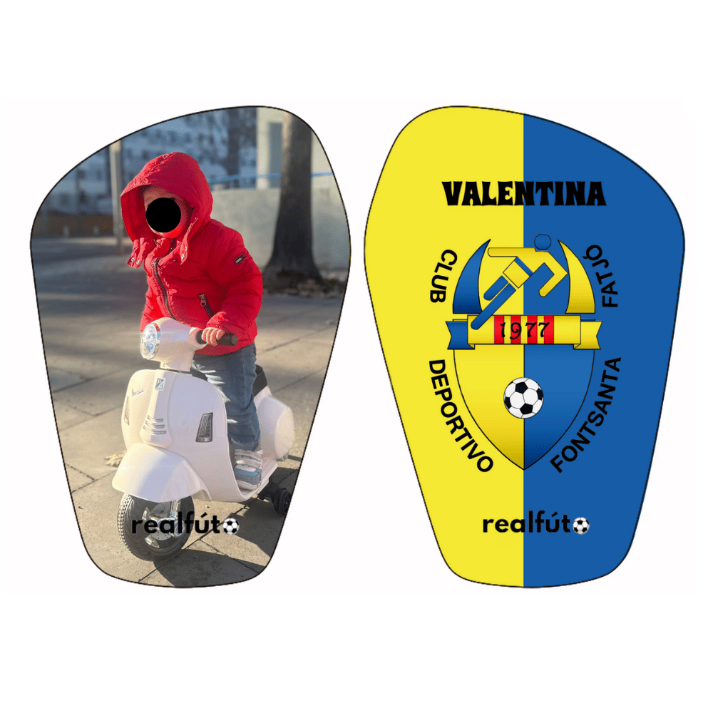 Espinilleras fútbol personalizadas