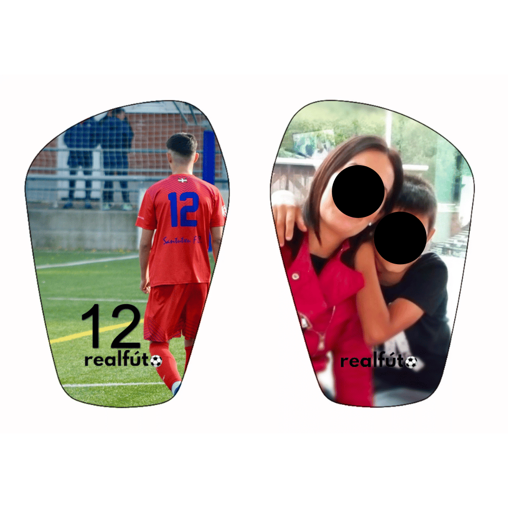 Espinilleras  fútbol personalizadas