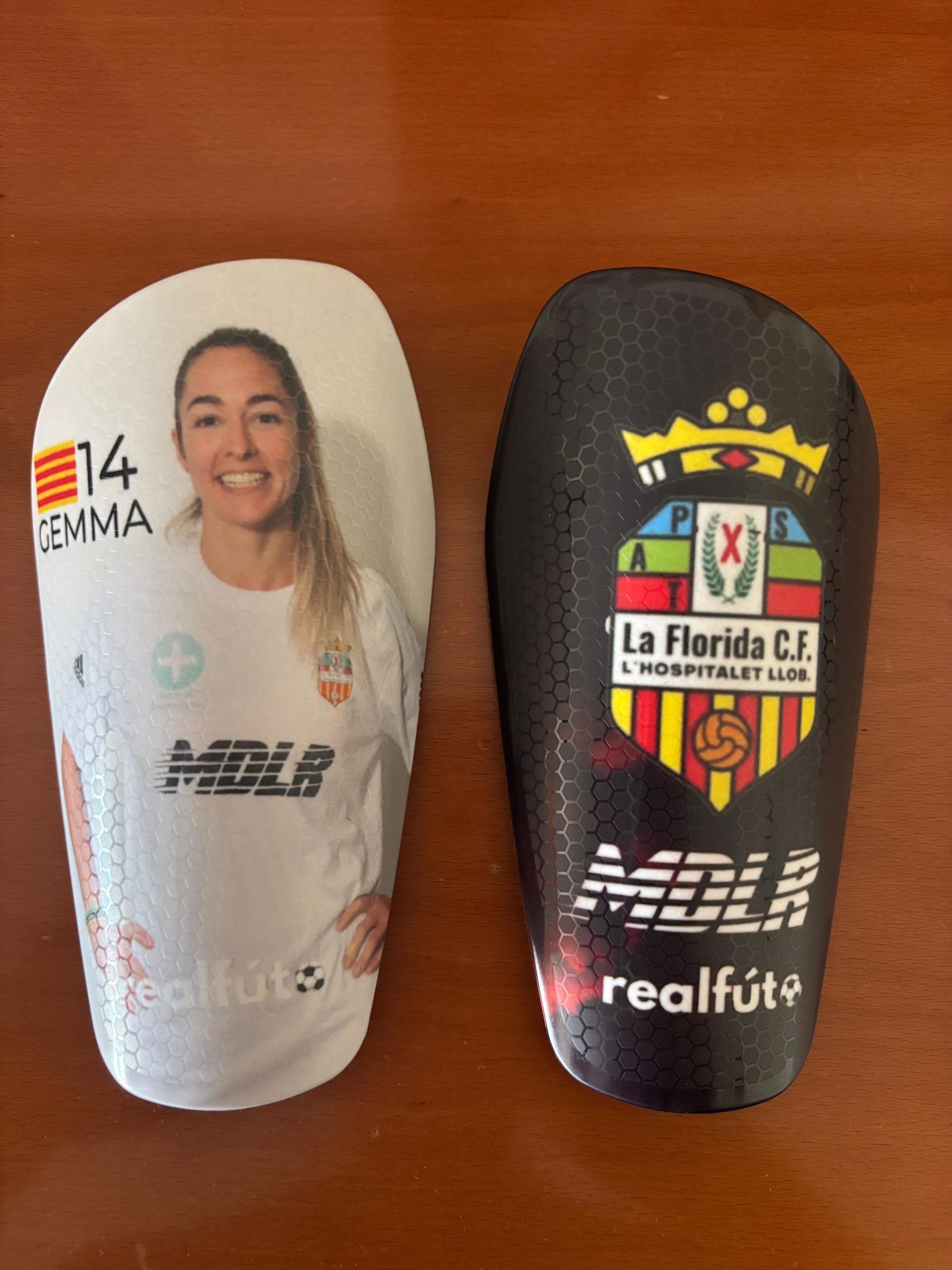 Espinilleras  fútbol personalizadas