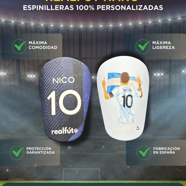 Espinilleras MINI PERSONALIZADAS