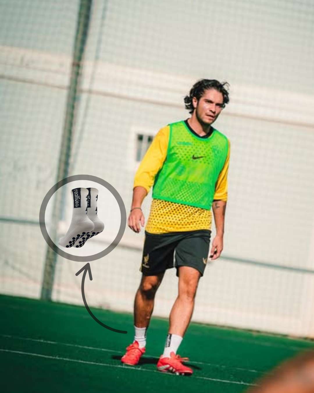 Calcetines fútbol antideslizantes