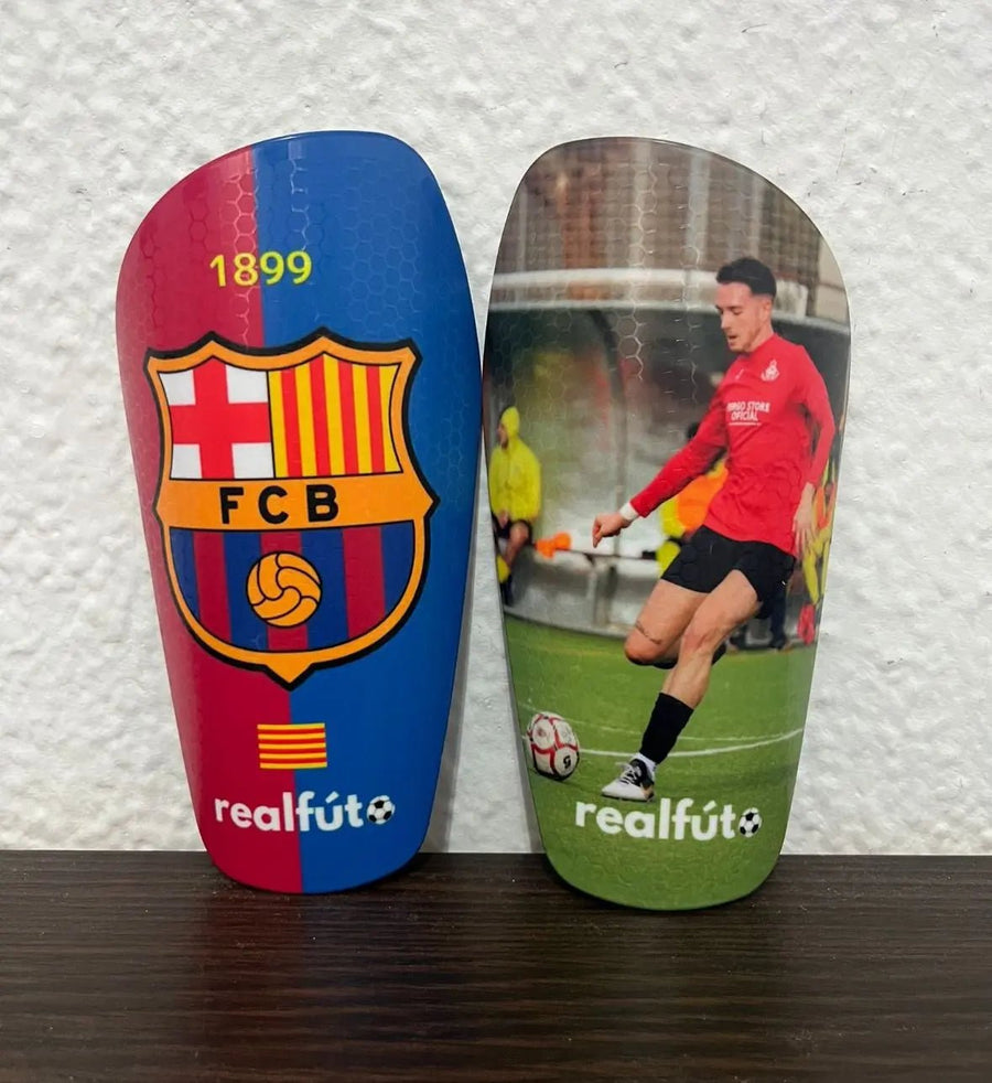 Espinilleras personalizadas Barça