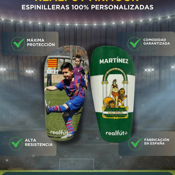 Espinilleras Personalizadas para Fútbol 
